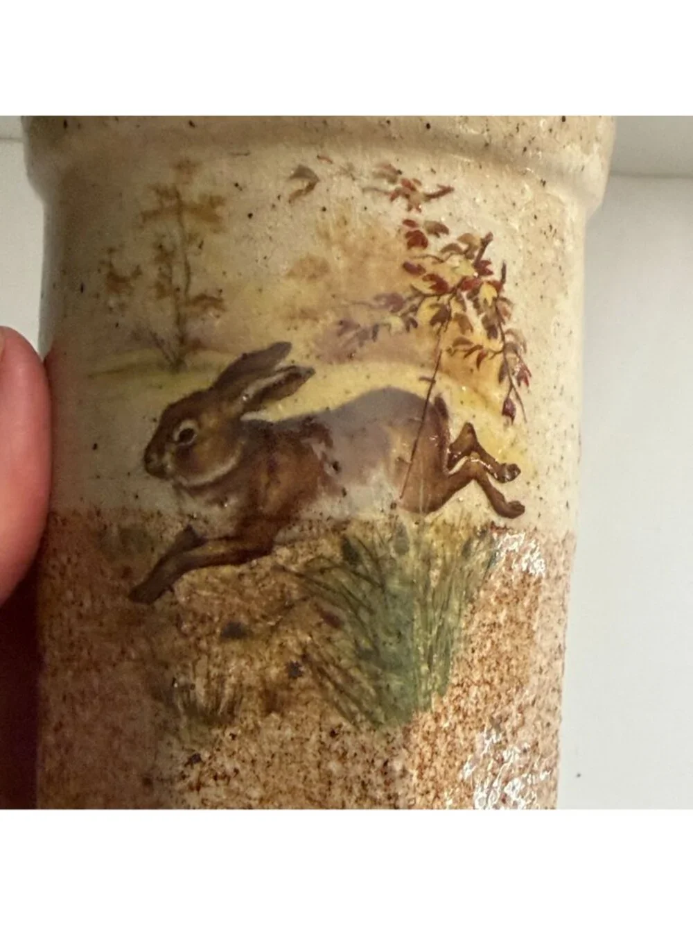 Vintage Monroe Salt Works Maine Running Rabbit Leaping Hare 6